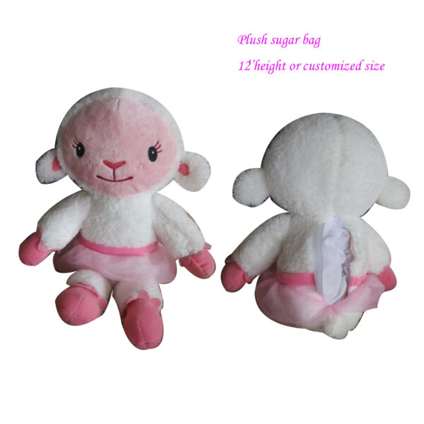 Forever New Stylish Russian Sugar Bag Plush Animal Design Backpack - 图片 6