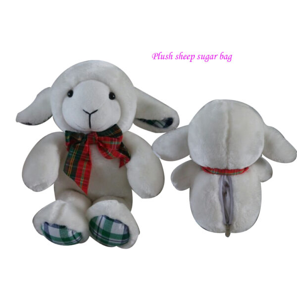 Forever New Stylish Russian Sugar Bag Plush Animal Design Backpack - 图片 7