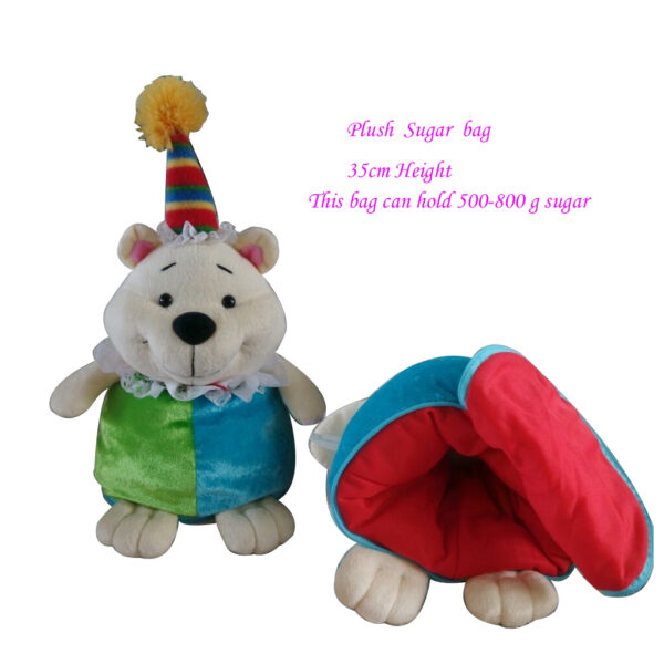 Forever New Stylish Russian Sugar Bag Plush Animal Design Backpack