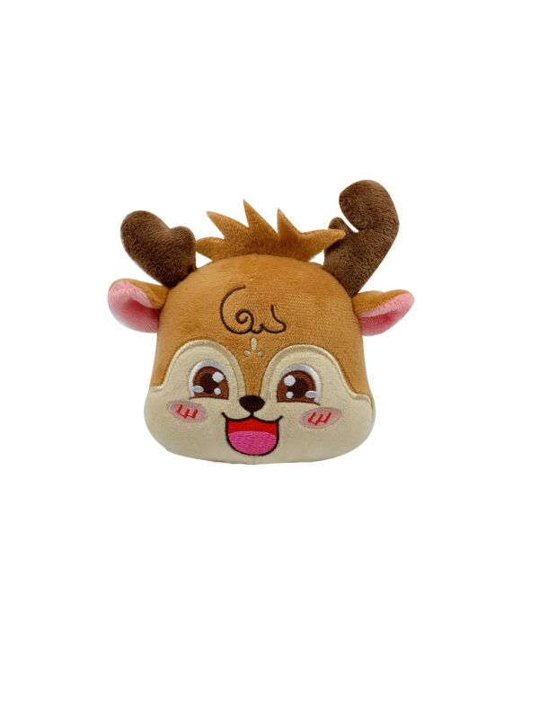 Cute reindeer toy promotional keychain