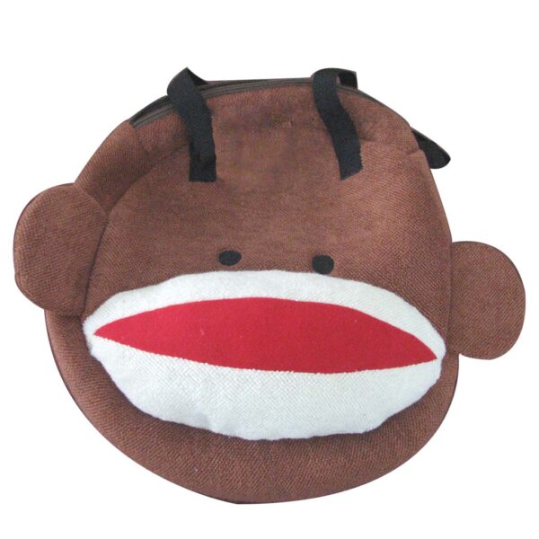 UK NMR Domo Face Cartoon Character Shoulder Bag Toy Bag Character Cute Soft Filling Bag - 图片 3