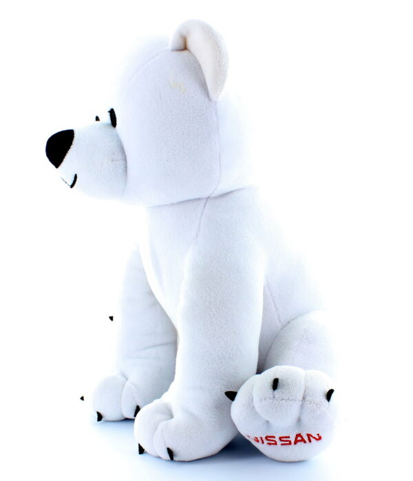 12'' Sitting Nissan Cartoon White Polar Bear Stuffed Toy - 图片 5