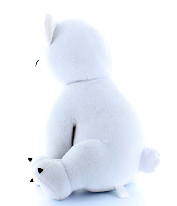 12'' Sitting Nissan Cartoon White Polar Bear Stuffed Toy - 图片 6