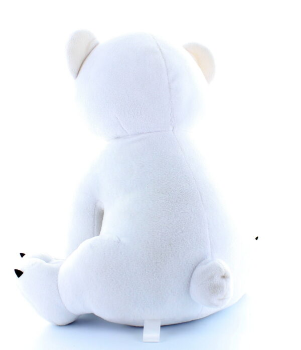 12'' Sitting Nissan Cartoon White Polar Bear Stuffed Toy - 图片 7