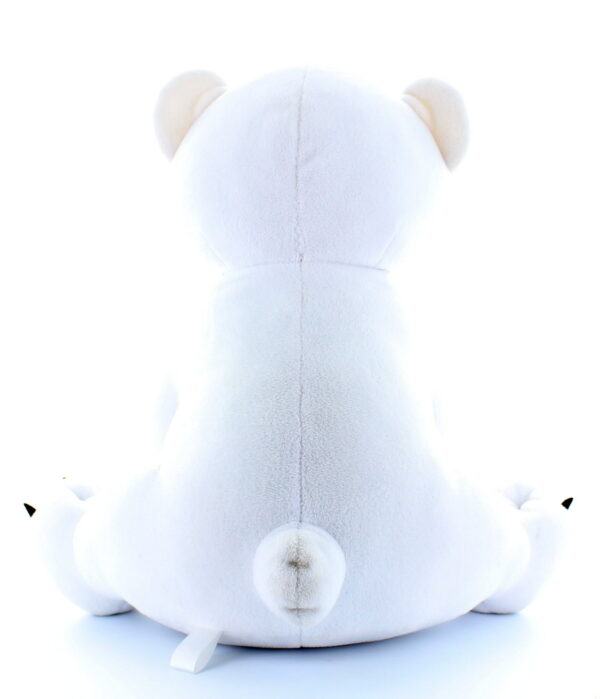 12'' Sitting Nissan Cartoon White Polar Bear Stuffed Toy - 图片 2